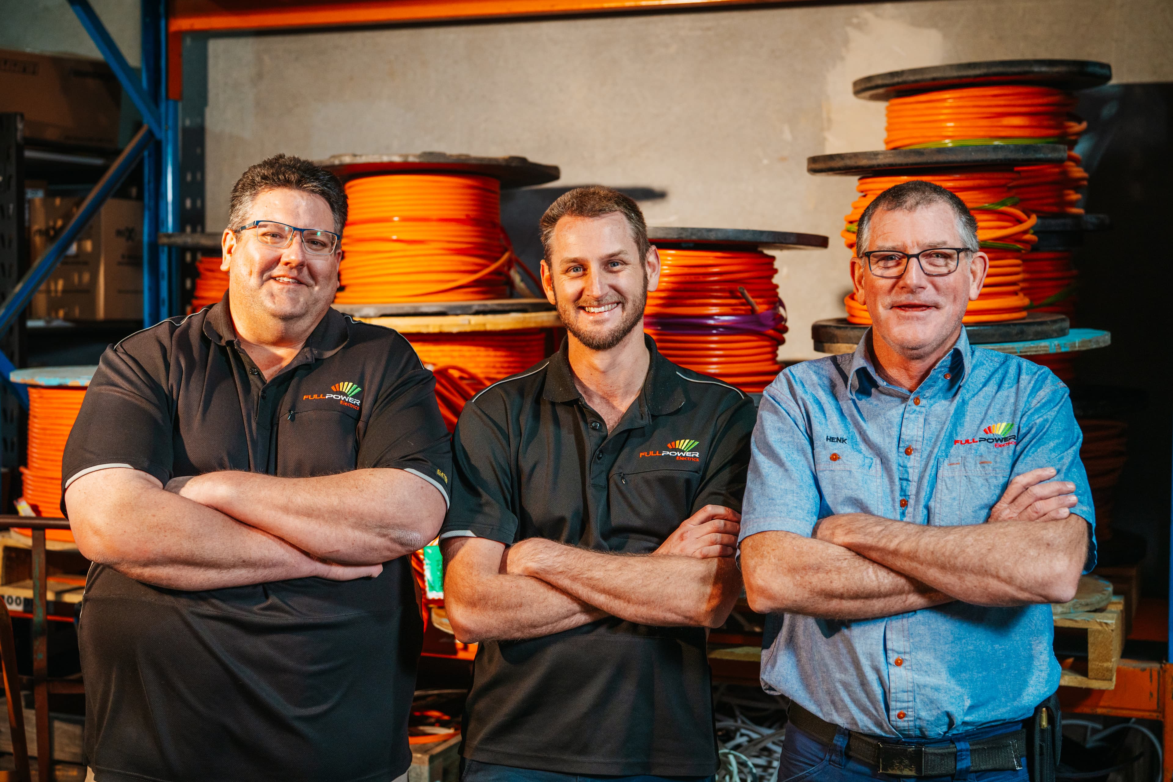 Peter, Ryan and Henk, directors of Fullpower Electrics